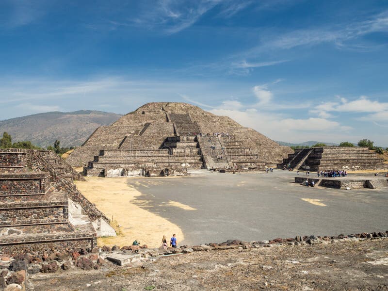 The Great Pyramid of Sun and Moon, Views on Ancient City Ruins of ...