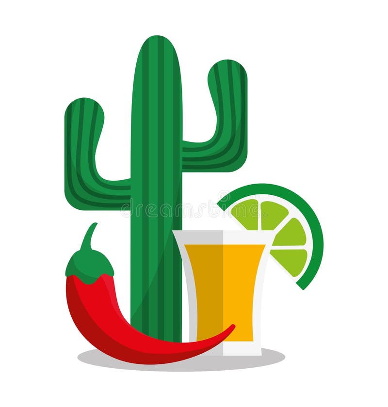 Tequila av den mexicanska kulturdesignen royaltyfri illustrationer Tequila av den mexicanska kulturdesignen royaltyfri illustrationer