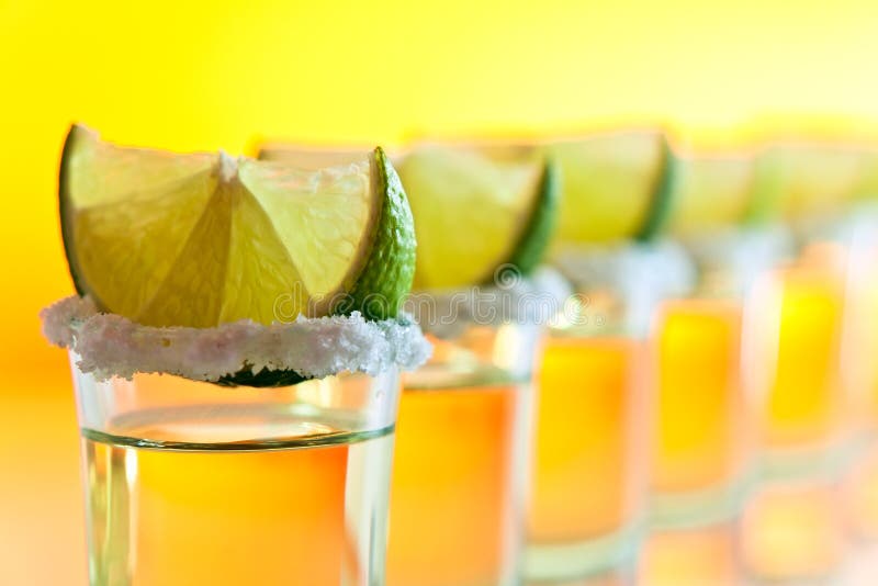 Tequila , lime and salt stock image. Image of beverage - 34956557