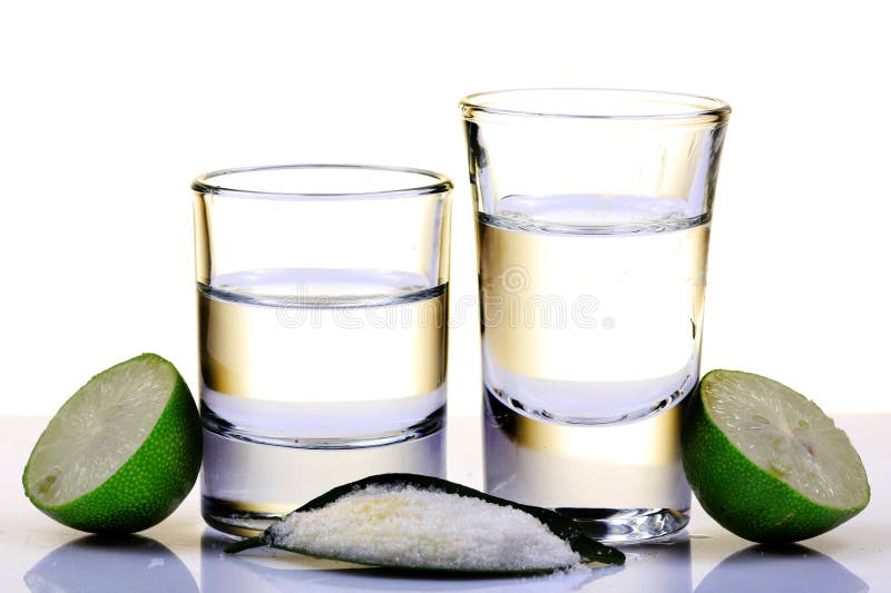 Tequilaschüsse stockfotos Tequilaschüsse stockfotos