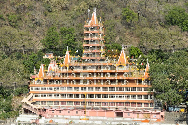 Tera Manzil Shiva Hindu temple Rishikesh, India