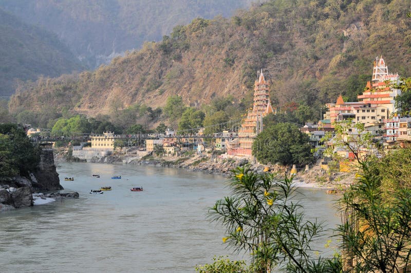 Tera Manzil Shiva Temple in Rishikesh, India