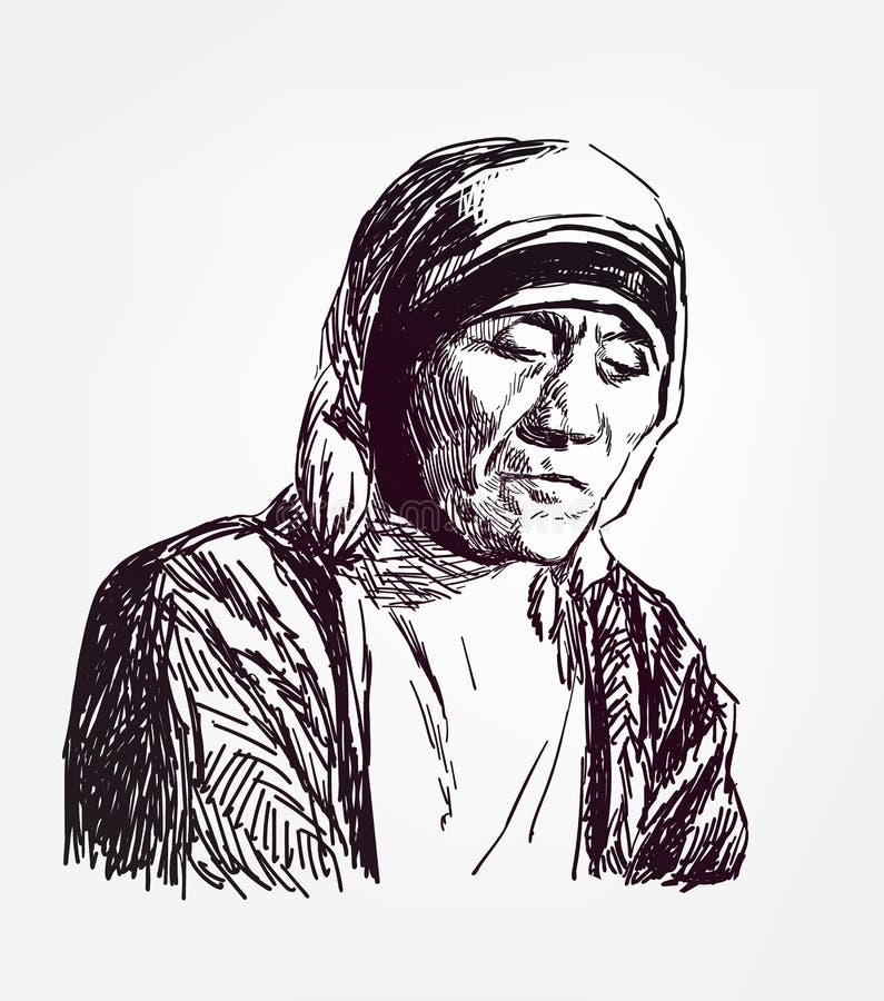 Top 10 mother teresa drawing easy ideas and inspiration-saigonsouth.com.vn