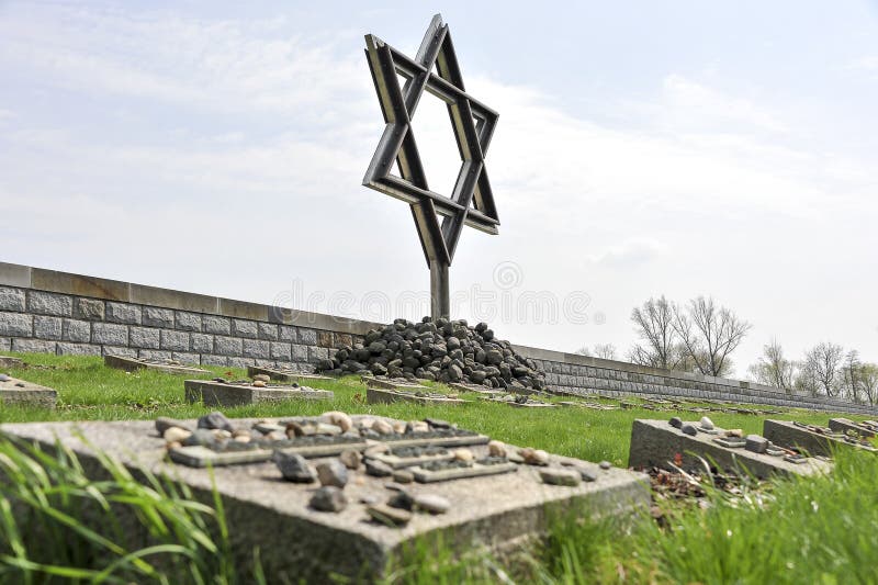 National Memorial Cemetery in Terezin. Memorial to the Holocaust. Small fortress, Terezin, Czech Republic. In nowadays this is part of memorial monument of the Jewish ghetto which Terezin was during the WWII. National Memorial Cemetery in Terezin. Memorial to the Holocaust. Small fortress, Terezin, Czech Republic. In nowadays this is part of memorial monument of the Jewish ghetto which Terezin was during the WWII.