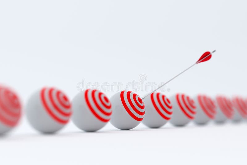 Alvo ilustração do vetor