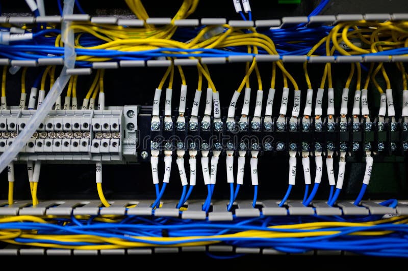 Terminal Block, Robot operating system of automatic robotic machine at manufacturing automation, Technology and innovation concept