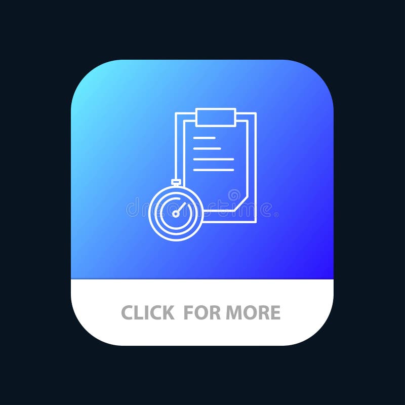 Termine, affare, pianificazione, bottone mobile del App di tempo Android e linea versione dell'IOS illustrazione di stock Termine, affare, pianificazione, bottone mobile del App di tempo Android e linea versione dell'IOS illustrazione di stock