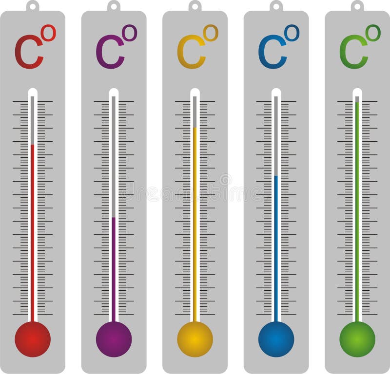 Consisting of different color temperature thermometer that measures the graphic design. Consisting of different color temperature thermometer that measures the graphic design