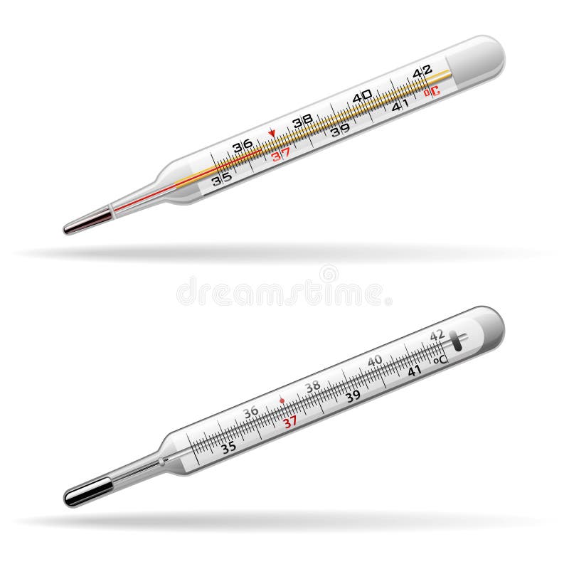 Termometro A Mercurio Medico Strumento Diagnostico Della Temperatura Per  Lillustrazione Vettoriale Del Corpo Umano - Immagini vettoriali stock e  altre immagini di Accudire - iStock