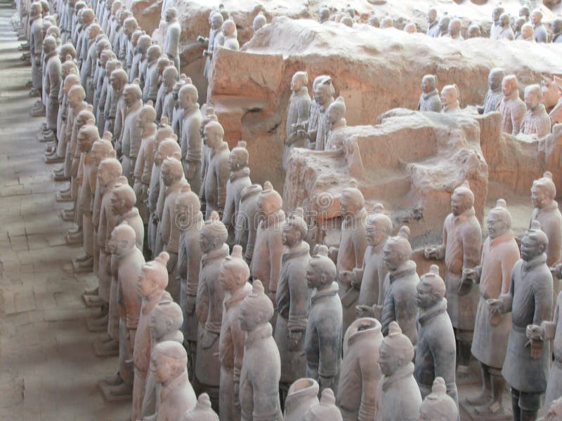 Terra cotta warrior of shanxi china