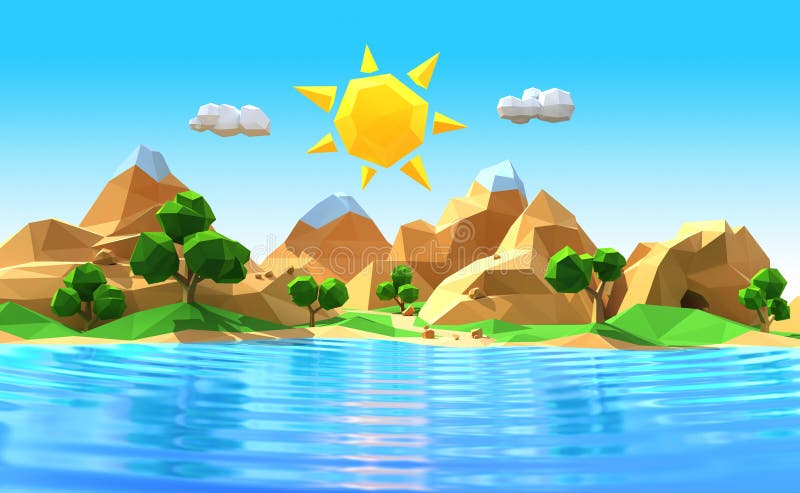 Terra de desenhos animados ilustração royalty free