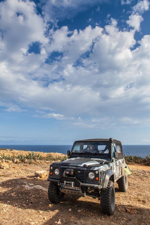 Terra Rover Defender fotografia stock Terra Rover Defender fotografia stock