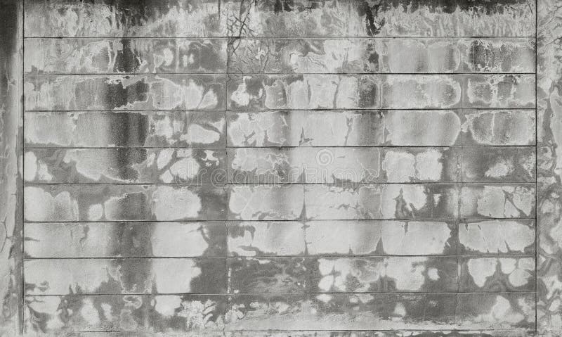Terra velha, parede do bloco do cimento fotografia de stock