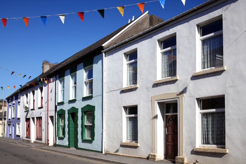 Terraced town houses royalty free stock images Terraced town houses royalty free stock images