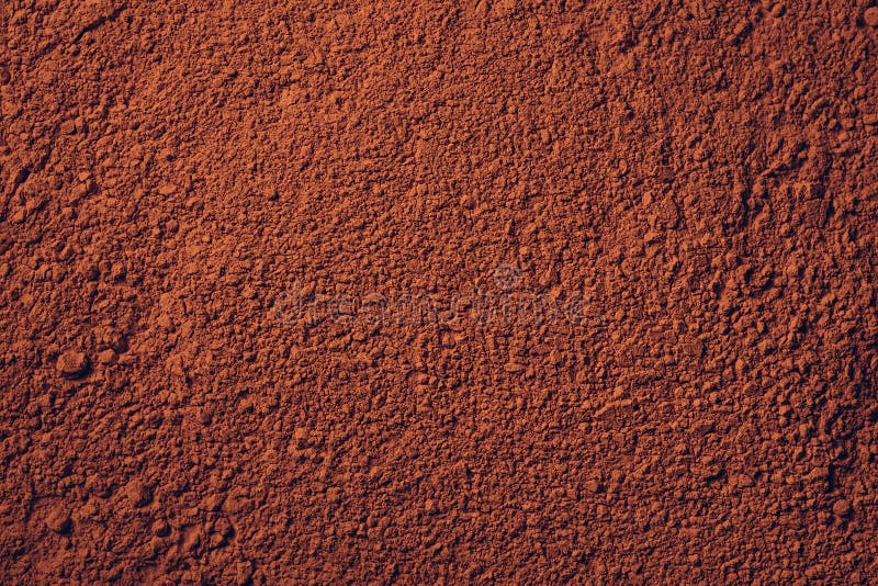 Terracotta Powder Soil or Claylike Texture Background Stock Image