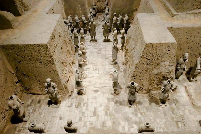 Terracotta Warriors Xian China Editorial Photo Image of tomb