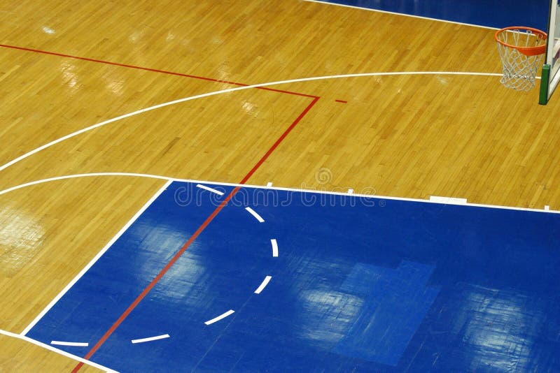 Terrain de basket photos stock Terrain de basket photos stock