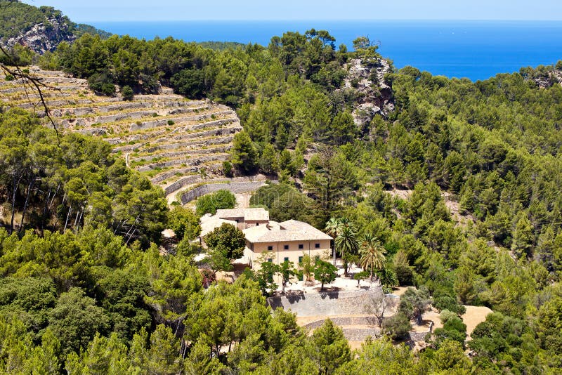 Terrases σε Banyalbufar σε Majorca