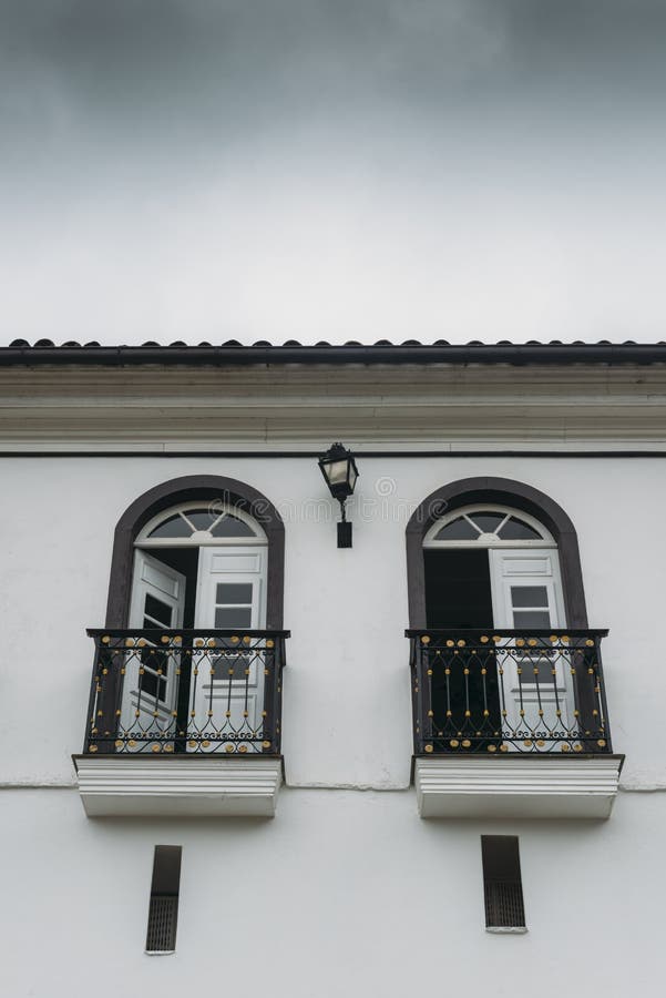 Terrasse dans Ouro Preto, Minas Gerais, Brésil photo stock Terrasse dans Ouro Preto, Minas Gerais, Brésil photo stock