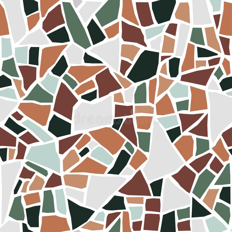 Terrazzo flooring seamless pattern.Marble mosaic made in colored polished pebble. Vector. Terrazzo flooring seamless pattern.Marble mosaic made in colored polished pebble. Vector