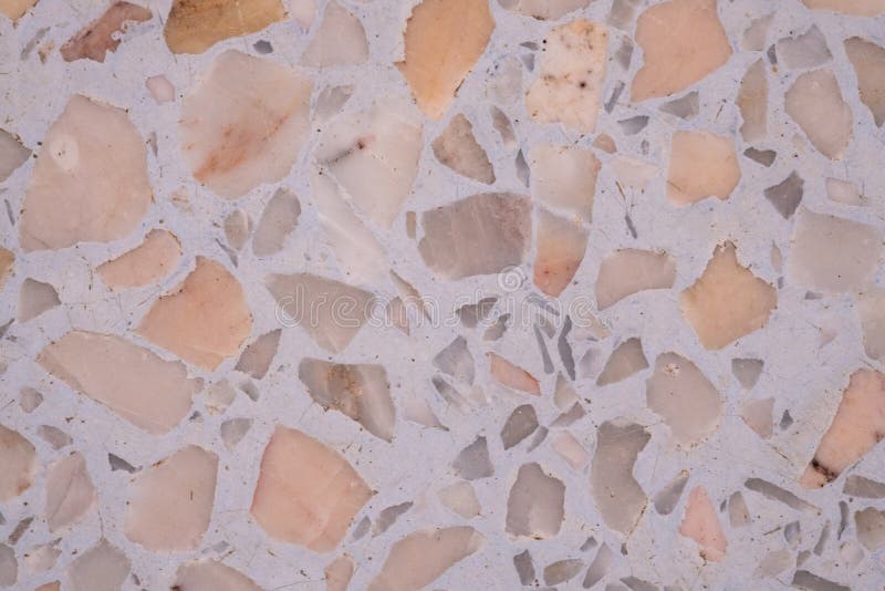 Terrazzo polished stone floor and wall pattern and color surface marble and granite stone, material for decoration background texture, interior design