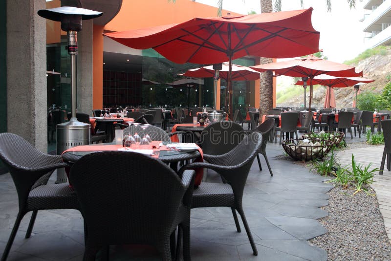 Terraço foto de stock