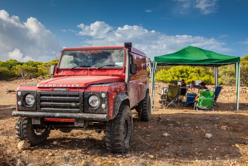 Terre Rover Defender images libres de droits Terre Rover Defender images libres de droits