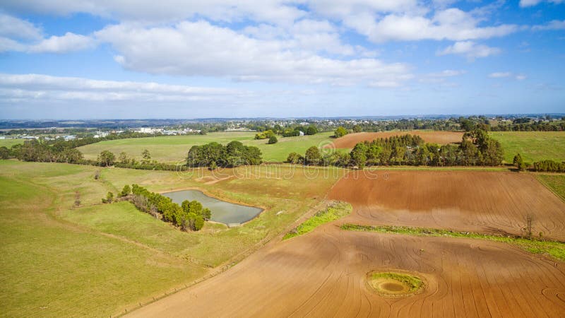 Terreno coltivabile in Australia immagine stock libera da diritti Terreno coltivabile in Australia immagine stock libera da diritti