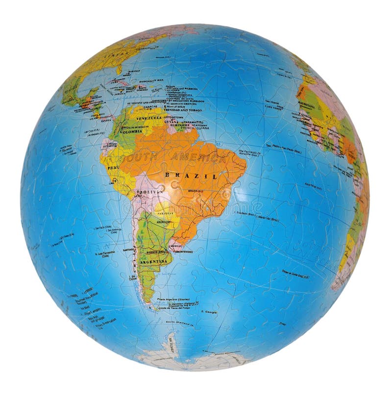 Terrestrial globe royalty free stock photo