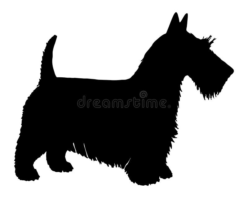 Terrier scozzese royalty illustrazione gratis Terrier scozzese royalty illustrazione gratis