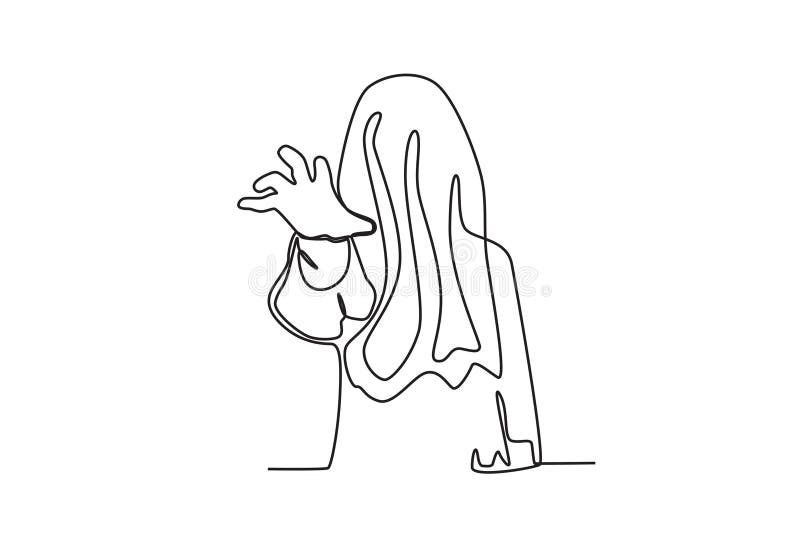 One Line Drawing Ghost Stock Illustrations 235 One Line Drawing Ghost