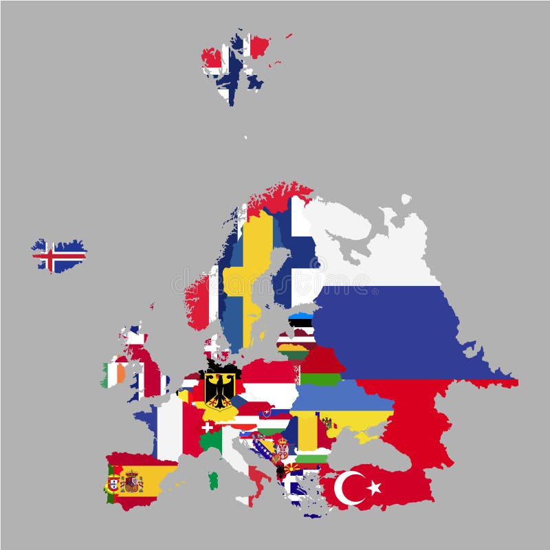 Mapa Europa Com Nomes Países Capitais Cidades Ilustração Vetorial imagem  vetorial de gt29© 667531752