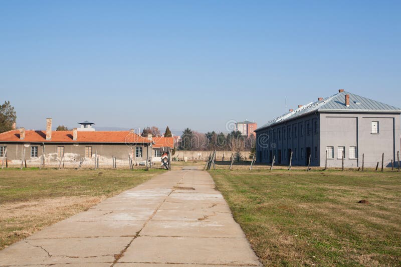 Territory of the concentration camp