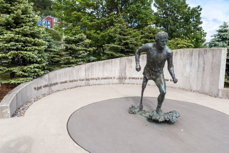 Terry Fox Memorial, St. John`s, Newfoundland