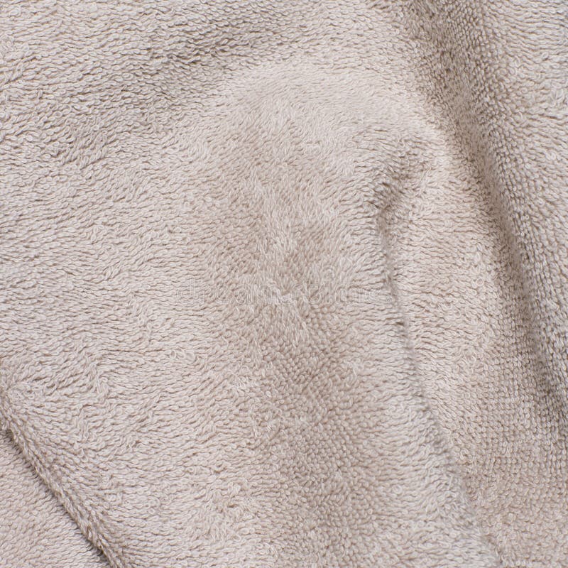 Terry Towel Beige, Texture, Closeup Stock Photo - Image of heat ...