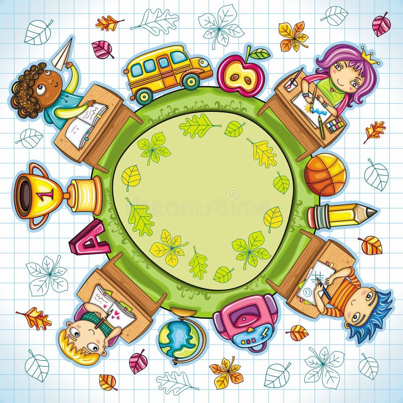Terug naar school stock illustratie Terug naar school stock illustratie