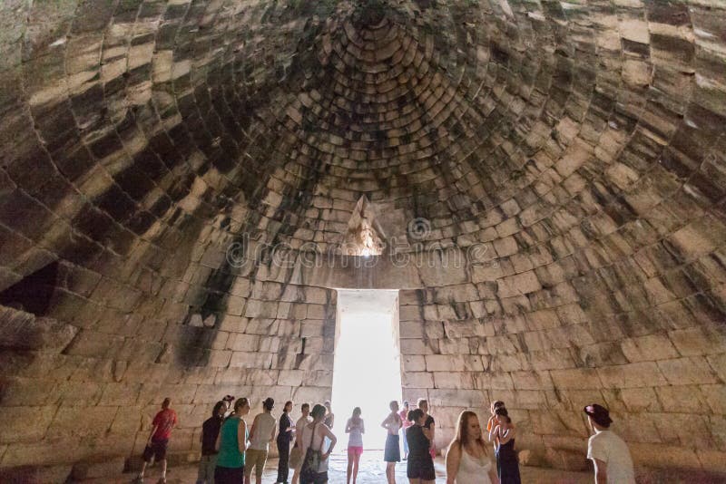 The treasury of Atreus Tomb of Agamemnon Mycenae Greece. The treasury of Atreus Tomb of Agamemnon Mycenae Greece.