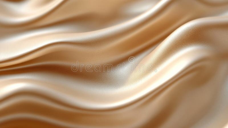 Tessitura in tessuto di seta di Beige decorata da Elegante illustrazione di stock