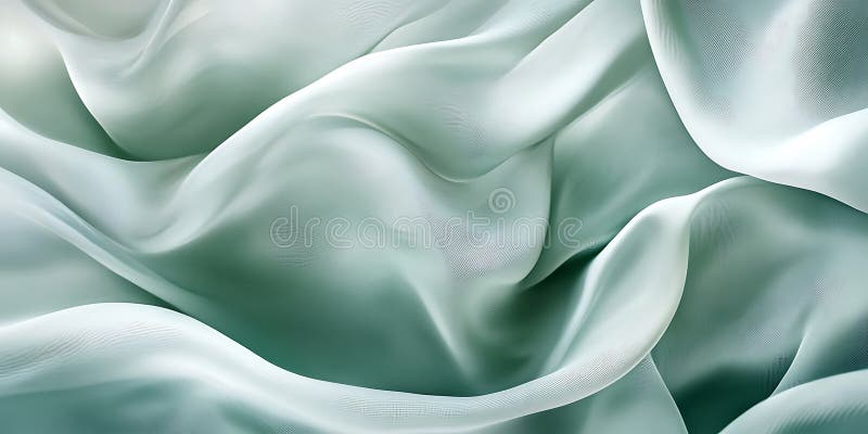 Tessitura in tessuto di seta verde di Seafoam Sfondo in rilievo royalty illustrazione gratis