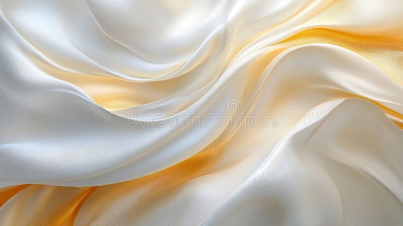 Tessuti avvolti in rilievo in tonalità bianche e d'oro illustrazione vettoriale