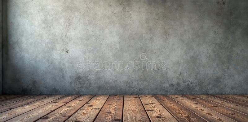 Tessuti retroriflettenti per pavimenti di legno stagionato per pavimenti di legno. Trame di calcestruzzo grezzo con pareti di legno invecchiate retroriforma decorazione di edifici Può essere utilizzata come banner o immagine di intestazione AI Generata