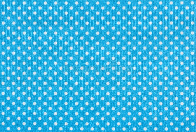 Tessuto blu con i pois bianchi fotografia stock Tessuto blu con i pois bianchi fotografia stock
