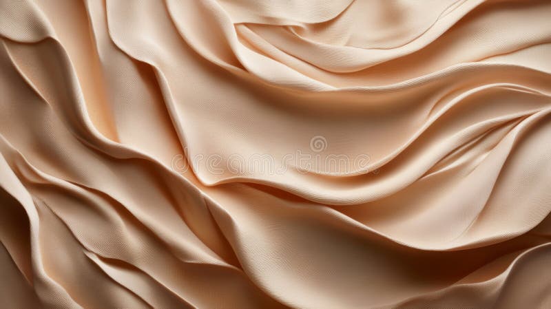 Tessuto di seta decorato ed elegante illustrazione di stock