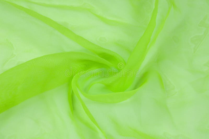 tessuto trasparente di seta di verde del modello del fondo di struttura Incre fotografia stock tessuto trasparente di seta di verde del modello del fondo di struttura Incre fotografia stock
