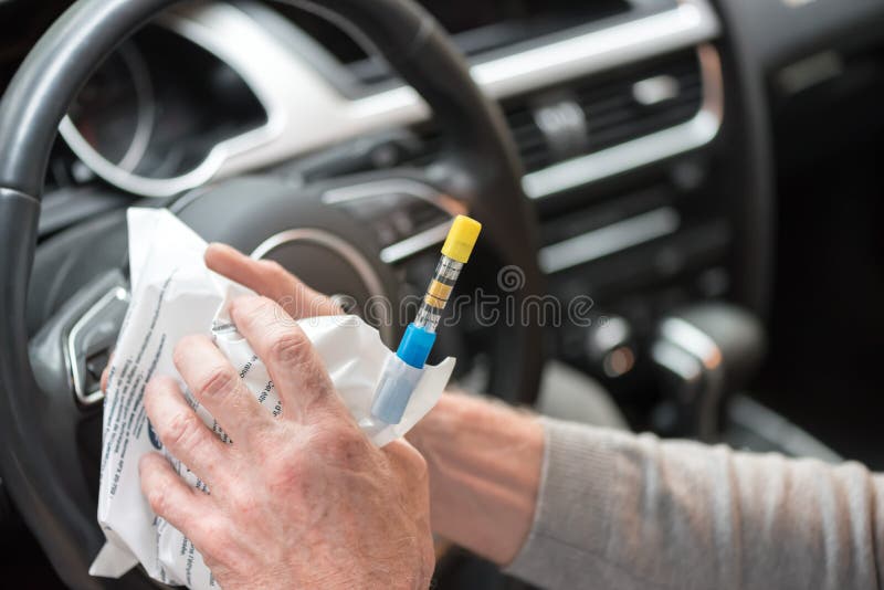 Test of alcohol stock image. Image of alcohol, checking 68351571