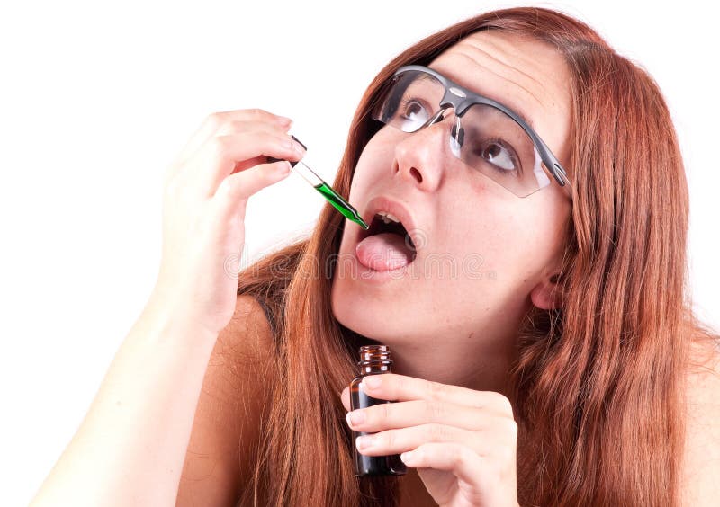 Test chimique scientifique image stock Test chimique scientifique image stock