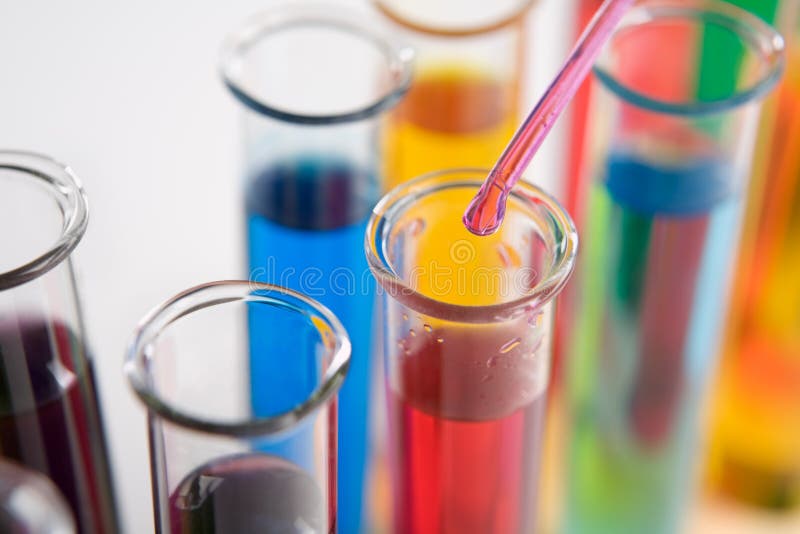 Test tube stock image