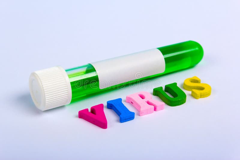 Word Disease in Testtube Holding a Gloved Hand Stock Photo Image of