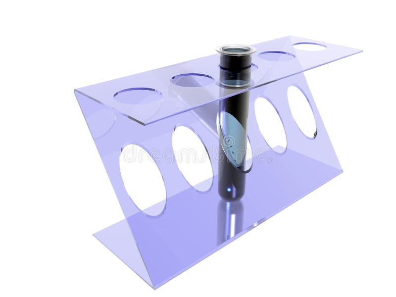 Test tubes with standard stock image. Image of container 20807007