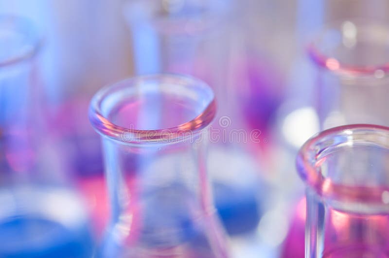 Test tubes in attractive colors